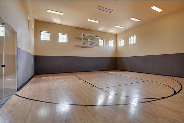 view of sport court featuring community basketball court