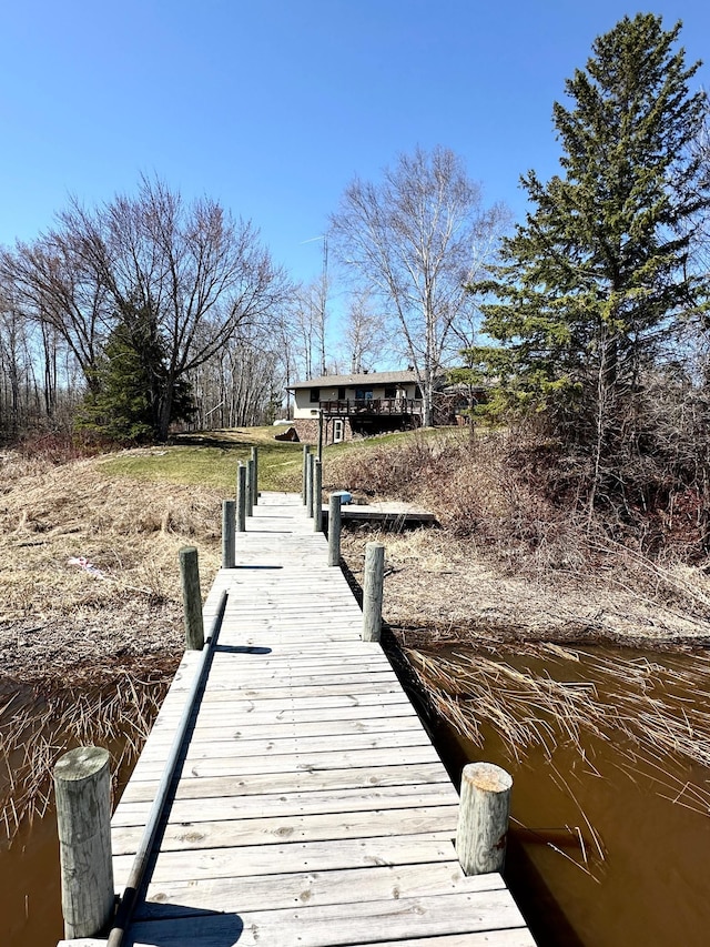 1421 Riverside Dr NW, Baudette, MN 56623 - dock featuring a water view