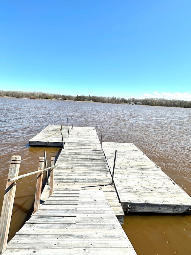 1421 Riverside Dr NW, Baudette, MN 56623 - dock featuring a water view