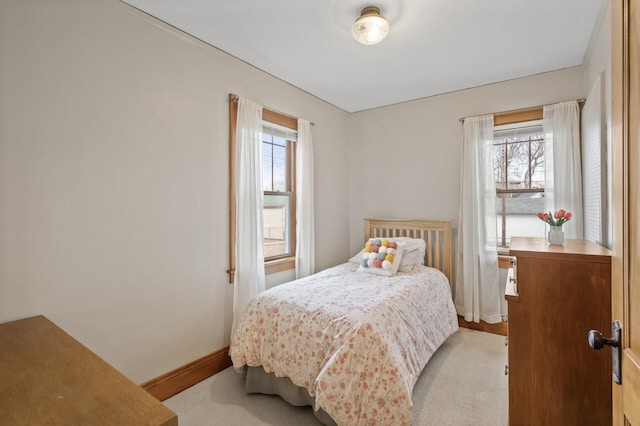 bedroom featuring baseboards