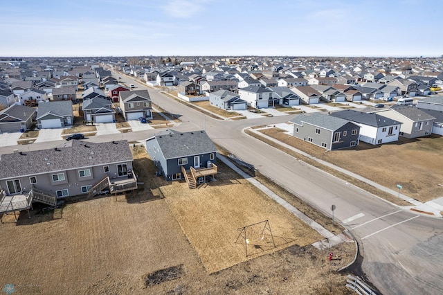 drone / aerial view featuring a residential view