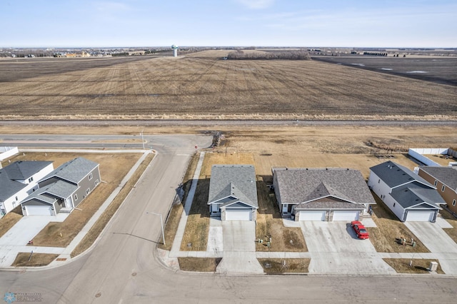 bird's eye view featuring a residential view