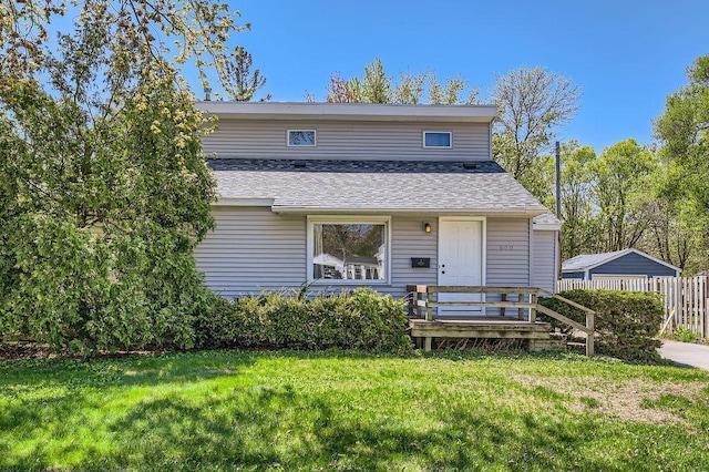 900 Park St, Anoka, MN 55303 - view of front of house featuring roof with shingles