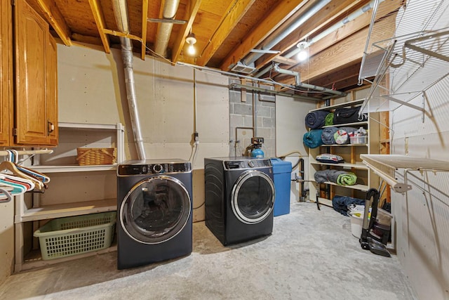 laundry room featuring laundry area and separate washer and dryer