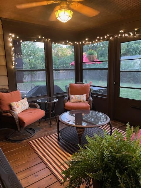 5920 Colfax Ave S, Minneapolis, MN 55419 - sunroom with plenty of natural light and hardwood / wood-style floors