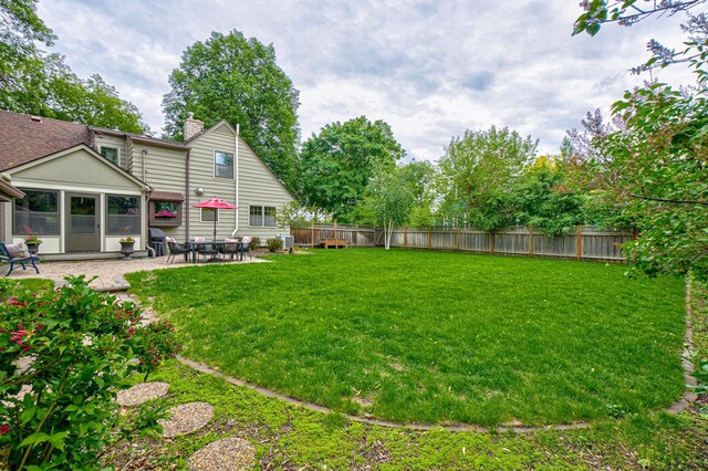 5920 Colfax Ave S, Minneapolis, MN 55419 - view of yard with a patio