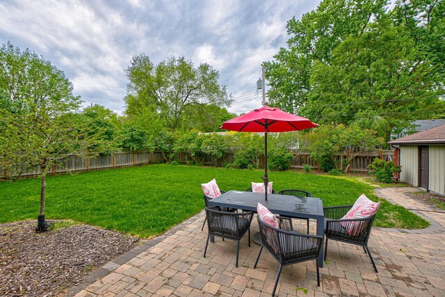 5920 Colfax Ave S, Minneapolis, MN 55419 - view of patio featuring outdoor dining area