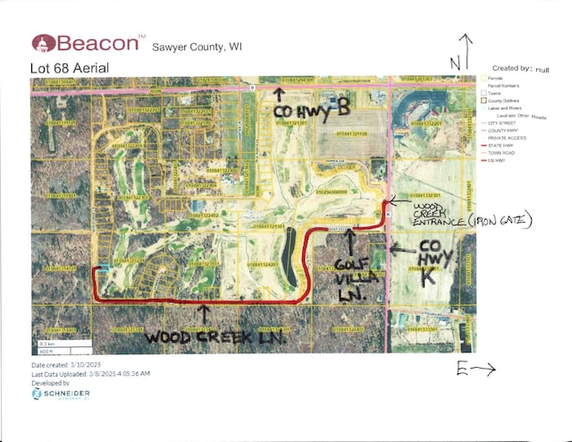 Listing photo 2 for LOT68XXX Wood Creek Ln, Hayward WI 54843