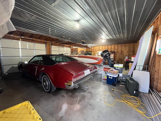 361 Hollett St, Tracy, MN 56175 - garage featuring a garage door opener