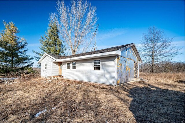 view of rear view of property