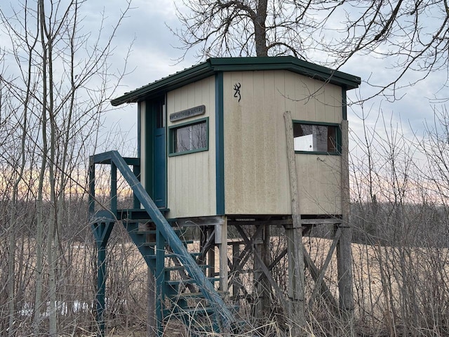 view of outbuilding featuring an outdoor structure