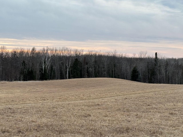 view of landscape featuring a view of trees