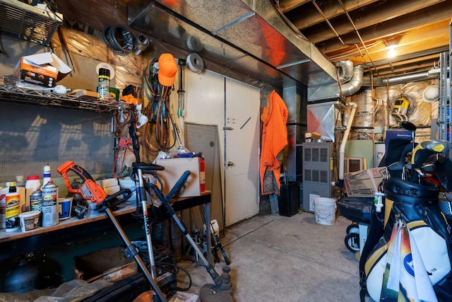 view of storage room