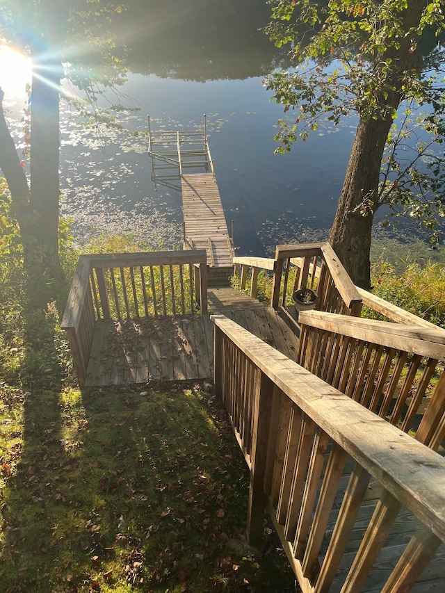 2897 Indian Mound Rd, Luck, WI 54853 - view of dock