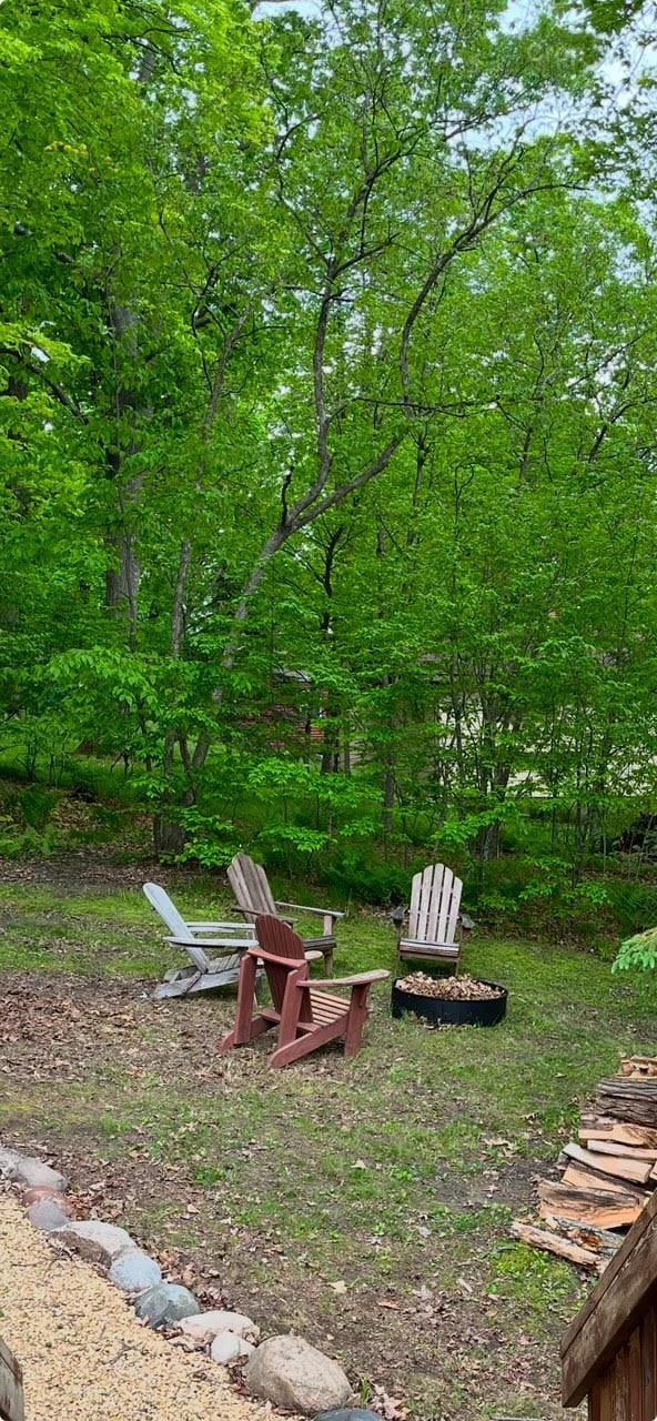 2897 Indian Mound Rd, Luck, WI 54853 - view of yard