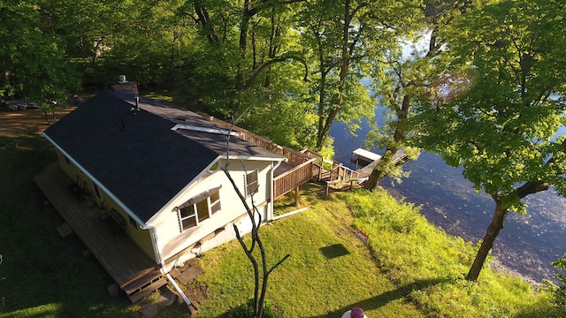 2897 Indian Mound Rd, Luck, WI 54853 - view of subject property with a nearby body of water
