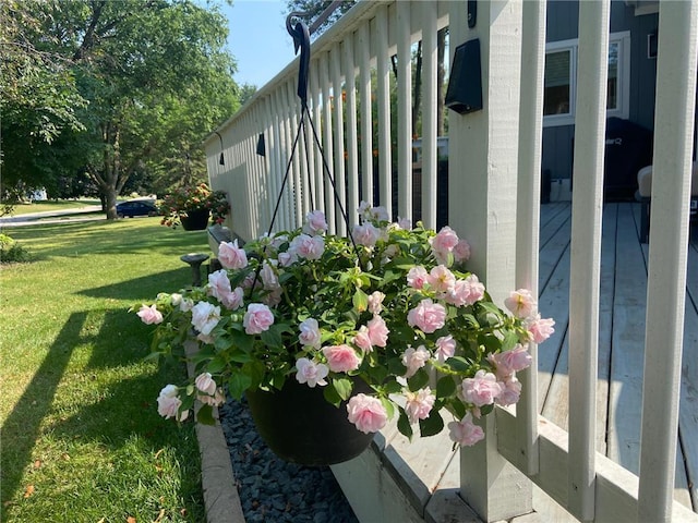 exterior space featuring a yard