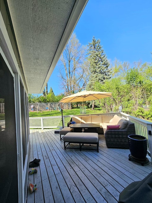 904 155th St, Burnsville, MN 55306 - view of wooden terrace