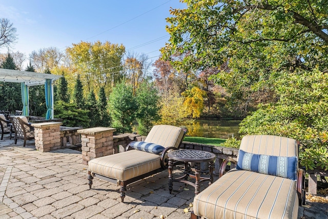 view of patio / terrace featuring outdoor dining space