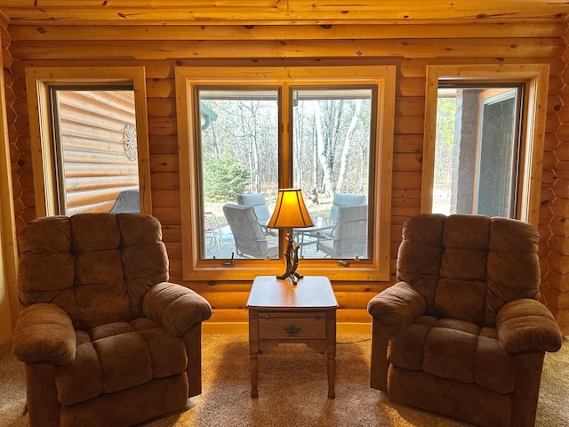 view of living area