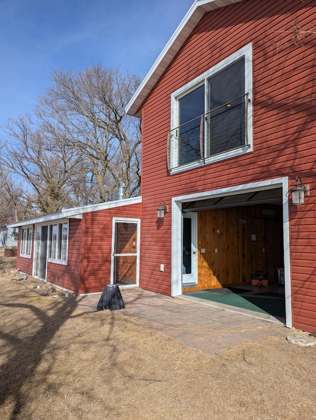 view of back of property