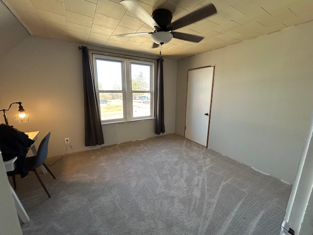 211 Hartley St, Coleraine, MN 55722 - unfurnished bedroom with carpet and ceiling fan