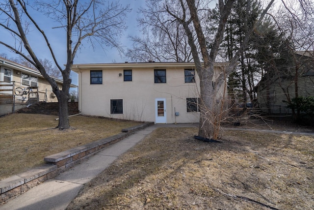 view of front of house with stucco siding