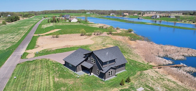 35647 Oxford Ave, Chisago Lake Twp, MN 55012 - aerial view of property and surrounding area with a large body of water