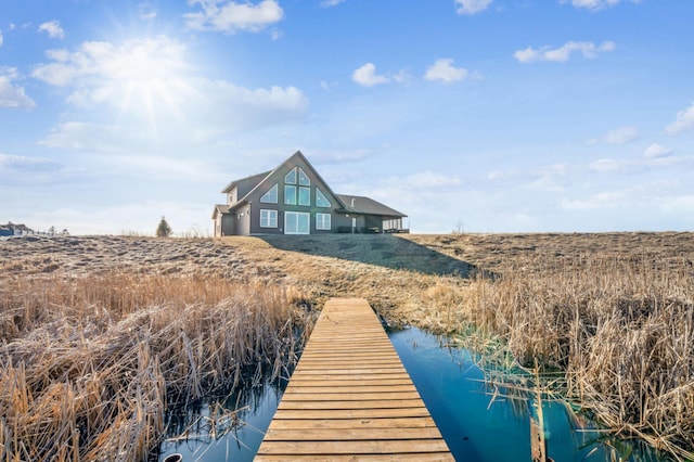 35647 Oxford Ave, Chisago Lake Twp, MN 55012 - dock featuring a water view