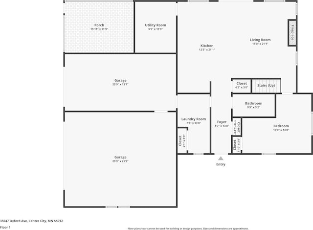 35647 Oxford Ave, Chisago Lake Twp, MN 55012 - home floor plan