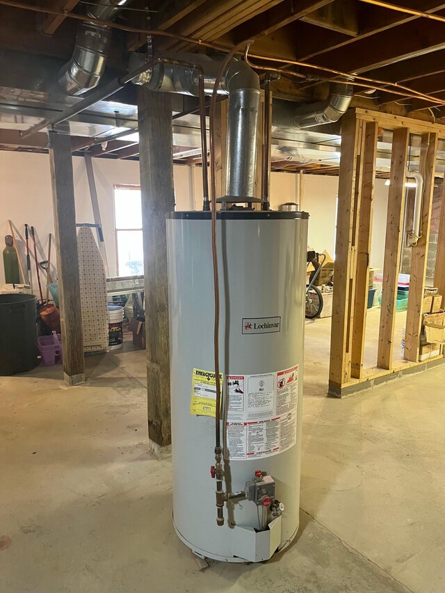 utilities with gas water heater