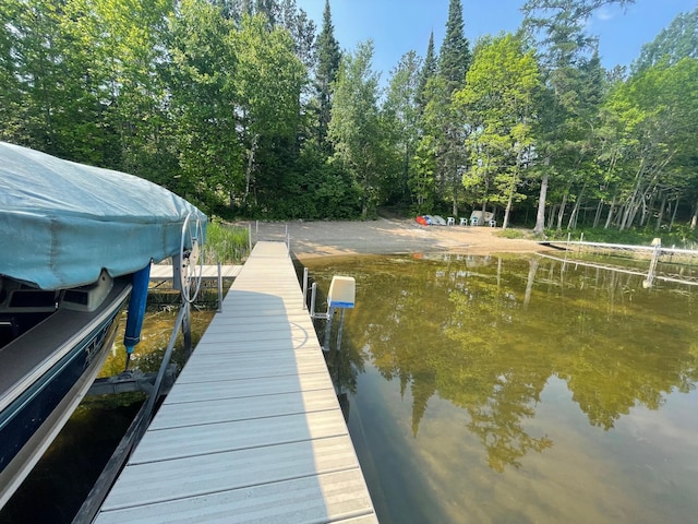 11766 Island Shore Ln, Park Rapids, MN 56470 - dock featuring a water view