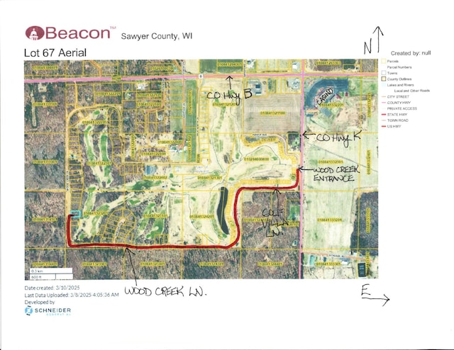 Listing photo 2 for LOT67XXX Wood Creek Ln, Hayward WI 54843