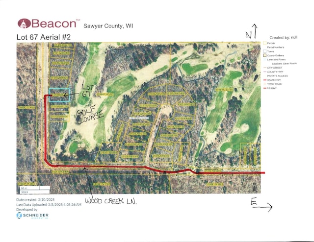 Listing photo 3 for LOT67XXX Wood Creek Ln, Hayward WI 54843