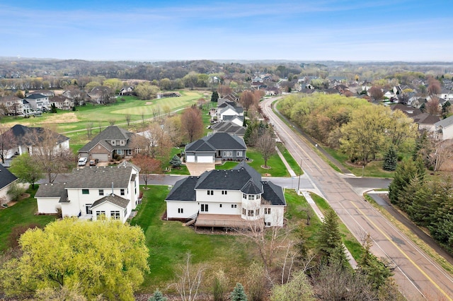 birds eye view of property featuring a residential view