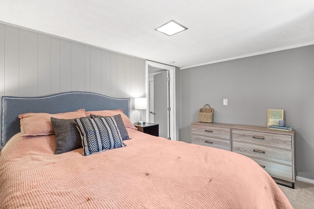 bedroom with carpet