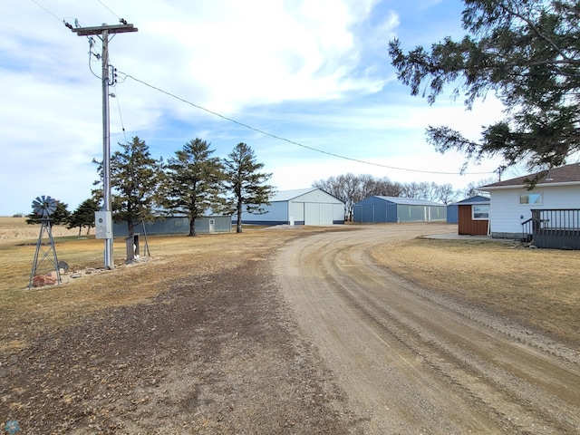 view of street with driveway