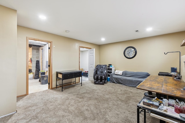 2316 Coldwater Xing, Mayer, MN 55360 - office space featuring carpet floors, recessed lighting, and baseboards