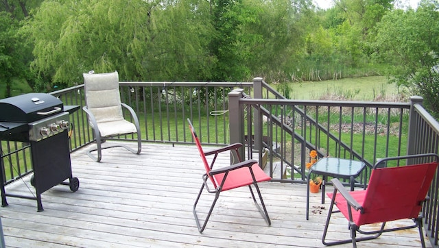 2316 Coldwater Xing, Mayer, MN 55360 - deck with a grill