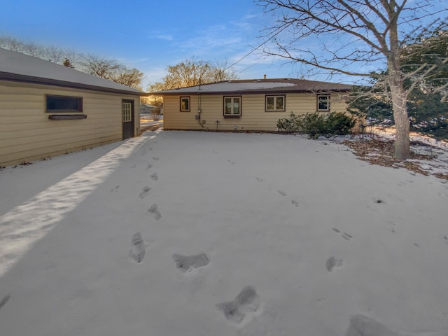 view of back of property