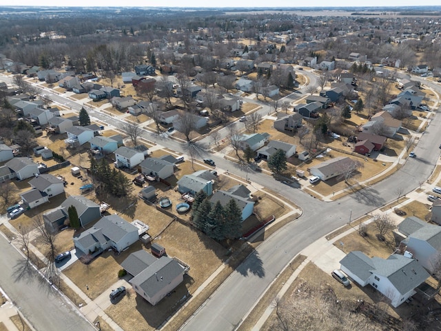 drone / aerial view featuring a residential view