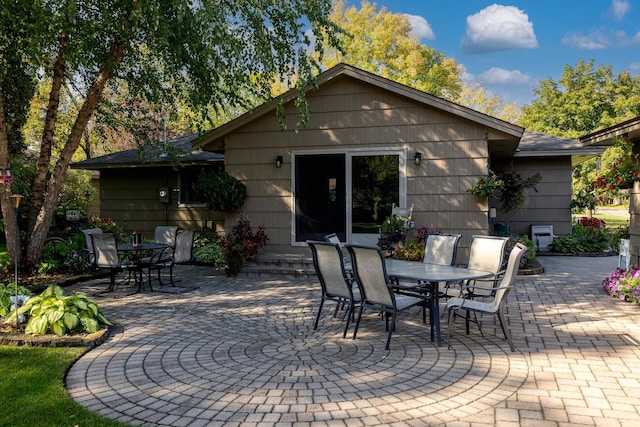 view of patio / terrace with outdoor dining area