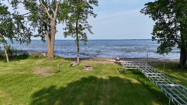 28887 Hi Vista Dr, Otter Tail Twp, MN 56515 - view of green lawn featuring a water view