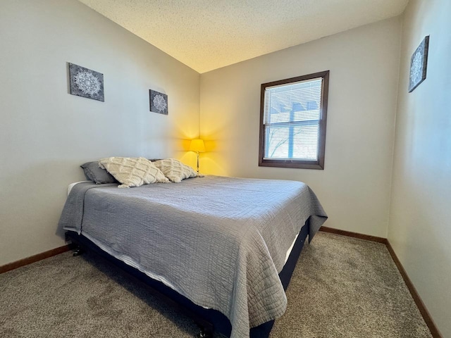 28887 Hi Vista Dr, Otter Tail Twp, MN 56515 - carpeted bedroom with baseboards and a textured ceiling