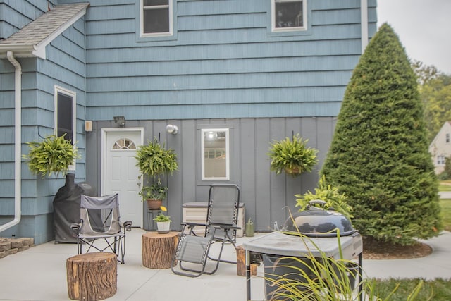 view of patio / terrace featuring area for grilling