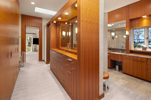 5123 Lake Ridge Rd, Edina, MN 55436 - bar featuring plenty of natural light and recessed lighting