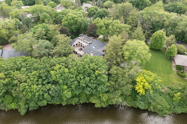 5123 Lake Ridge Rd, Edina, MN 55436 - view from above of property with a large body of water