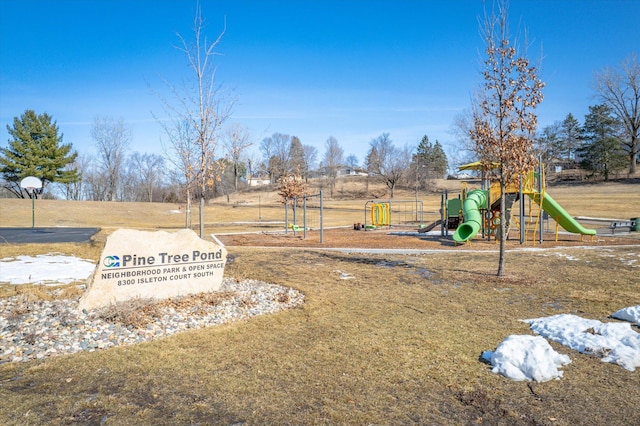 view of community playground