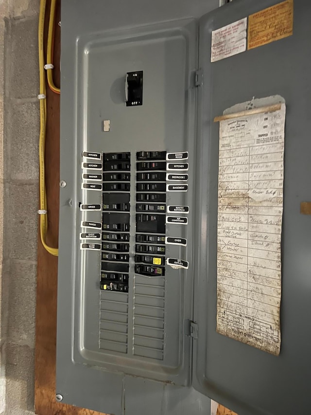 utilities with electric panel