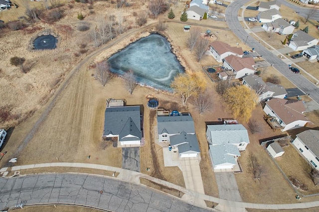 aerial view featuring a residential view